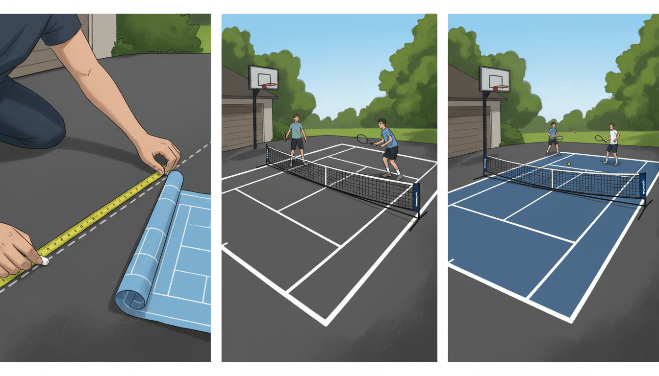 ピックルボールコートのDIY設営ガイド｜テニスコート・体育館・庭での作り方【2026年版】
