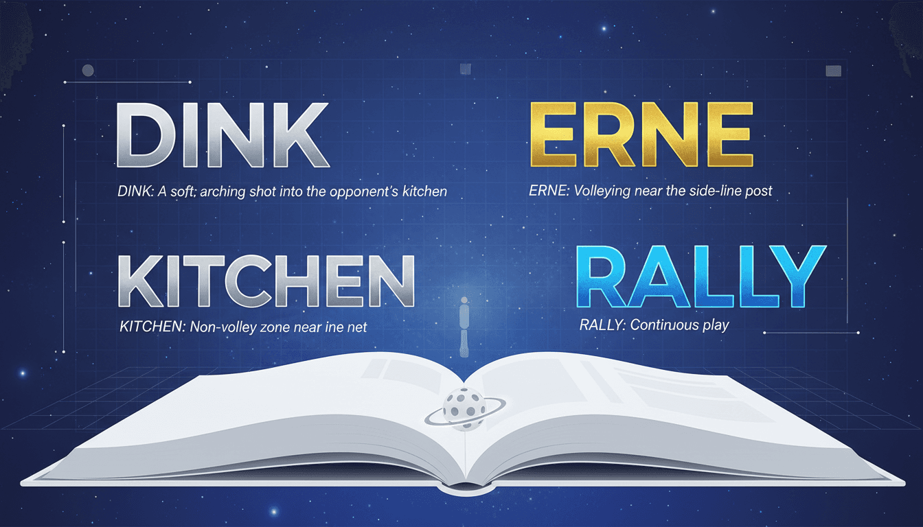 ピックルボール用語集｜50語以上を完全網羅【初心者からプロまで使える2026年最新版】