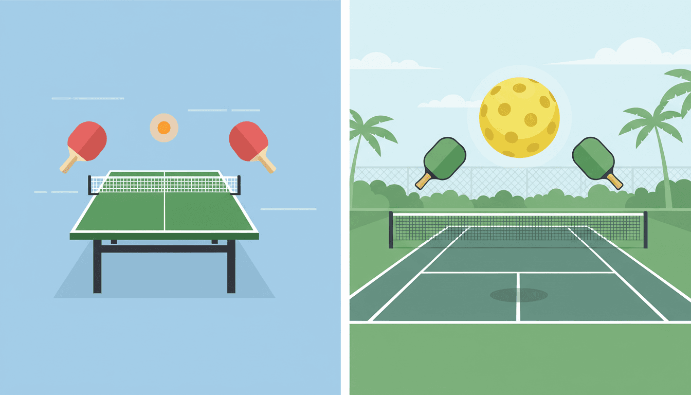 ピックルボールと卓球の比較｜卓球経験者が活かせるスキルと転向ガイド【2026年版】