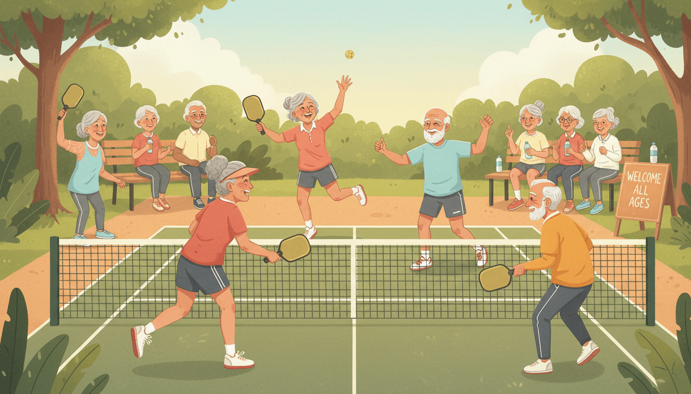 シニアのためのピックルボール完全ガイド｜50代・60代・70代から始める低衝撃スポーツ