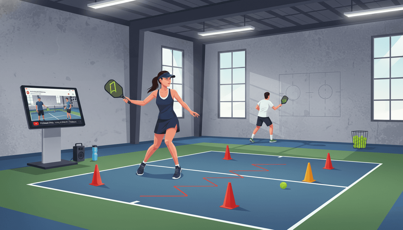 ピックルボールのドリル動画おすすめガイド|レベル別YouTube厳選チャンネル&練習メニュー【2026年版】